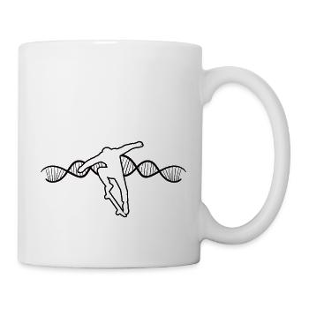 Skateboard Sakten Longboard Skater Skateboarding - Mug blanc - blanc - Droite