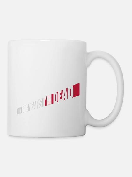 in dog years Dead - Tasse - Weiß