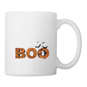3D-Texte erschrecken "Boo" - Tasse - Weiß - Rechts