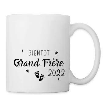 Bientôt grand frère 2022 - Mug blanc - blanc - Droite