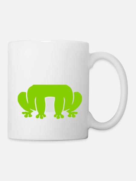 Disguise costume sitting frog - Mug - white