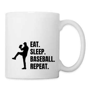 Amateurs de baseball Cadeau Baseball Baseball Baseball Game - Mug blanc - blanc - Droite