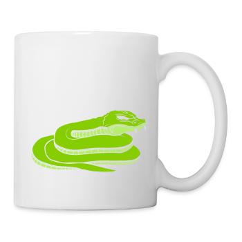 Concevoir un dangereux serpent maléfique - Mug blanc - blanc - Droite