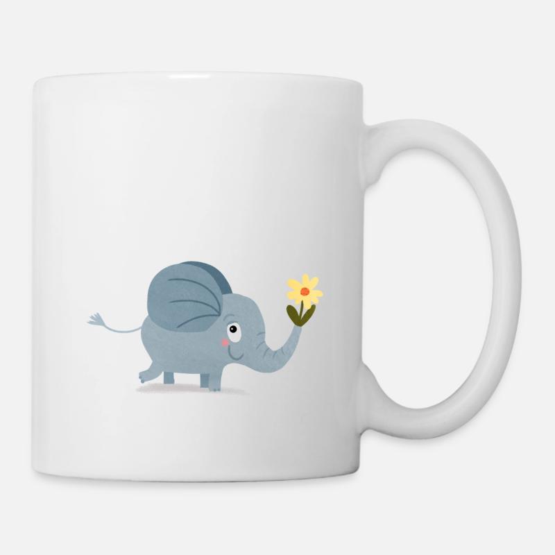 Cute elephant - Mug - white