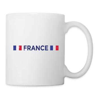 France Football Maillot de foot Drapeau Français - Mug blanc - blanc - Droite