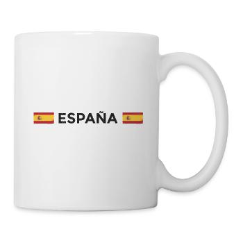 Espagne Football Jersey Drapeau espagnol - Mug blanc - blanc - Droite