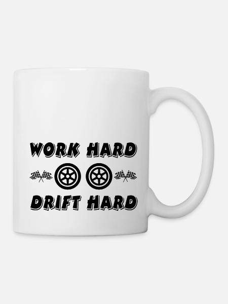 Auto - Tasse - Weiß