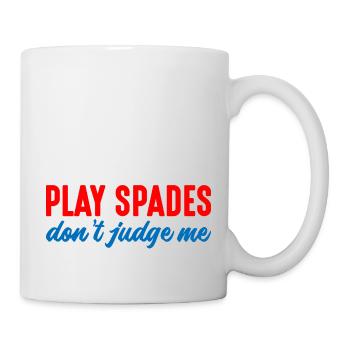 Je ne peux pas jouer à la pique, ne me juge pas 4 - Mug blanc - blanc - Droite