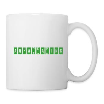 Aquascaping Fish Keeping Rolling Text - Tasse - Weiß - Rechts