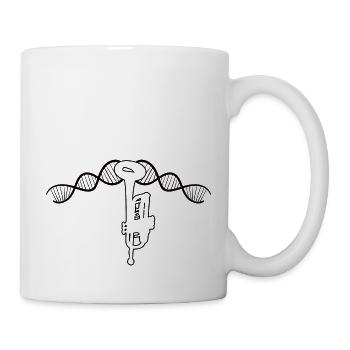 Trumpet Saying Music Instrument Funny Musician - Mug - white - Right