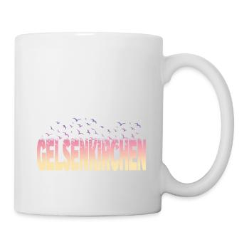 Gelsenkirchen Germany City Font Birds - Mug - white - Right