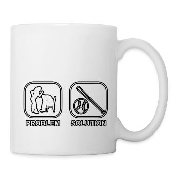 Baseball Lovers Baseball Gift Jeu de baseball - Mug blanc - blanc - Droite