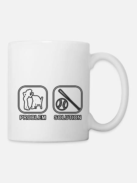 Baseball Lovers Baseball Gift Jeu de baseball - Mug blanc - blanc