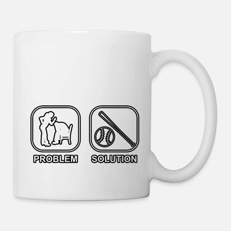 Baseball Lovers Baseball Gift Jeu de baseball - Mug blanc - blanc