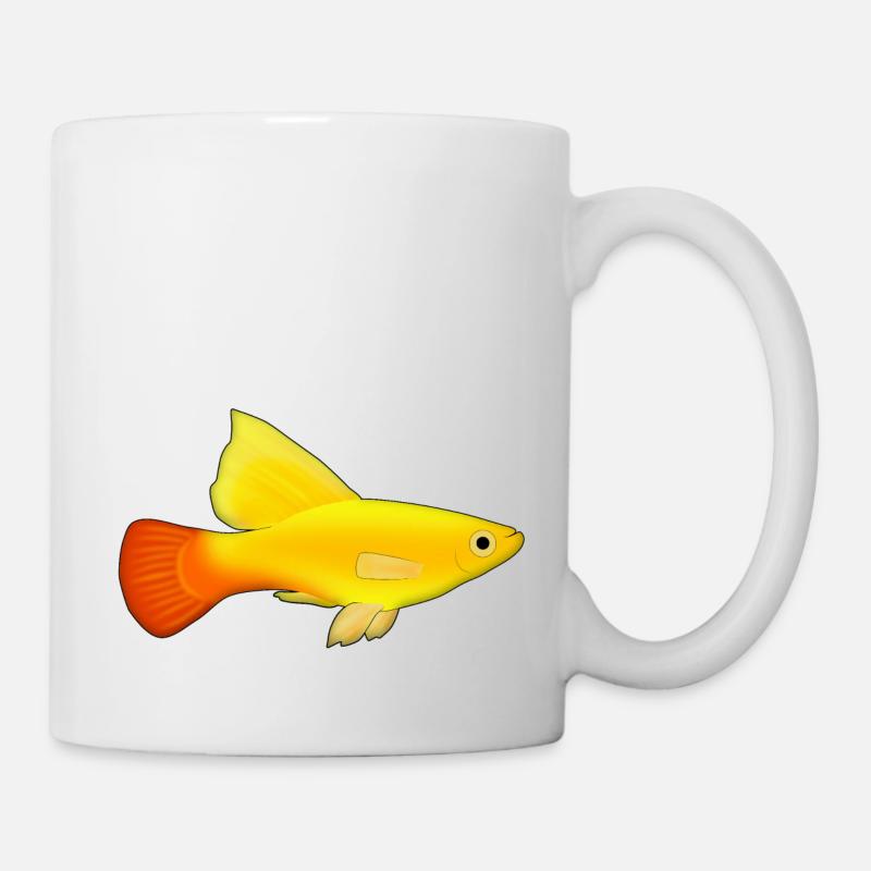 Papageienplaty - Tasse - Weiß