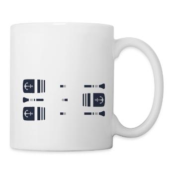 Paddel - Tasse - Weiß - Rechts