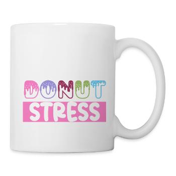 Donut stress donut cool gifts sweet food lover - Mug blanc - blanc - Droite