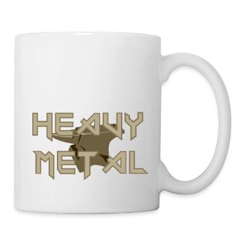 métal lourd - Mug blanc - blanc - Droite