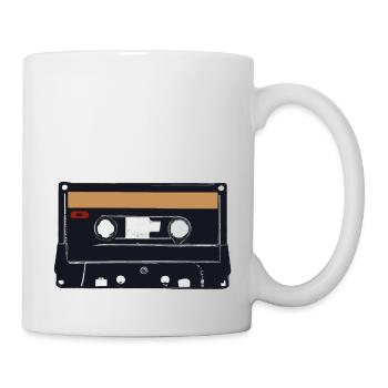 Cassette Retro Idée cadeau - Mug blanc - blanc - Droite