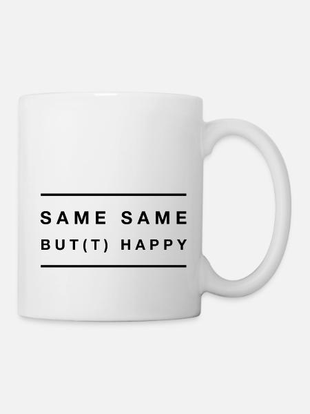 same same but happy - Mug - white