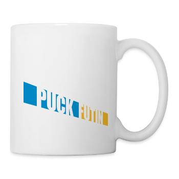 puck futin Logo Design - Tasse - Weiß - Rechts