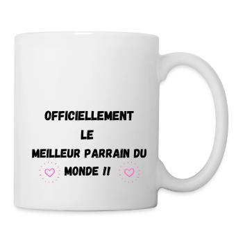 Meilleur parrain du monde - Mug blanc - blanc - Droite