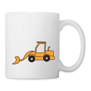 Wheel loader - Mug - white - Right