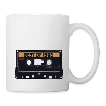 Best of 1983 - 40 Birthday Retro Gift Idea - Mug blanc - blanc - Droite