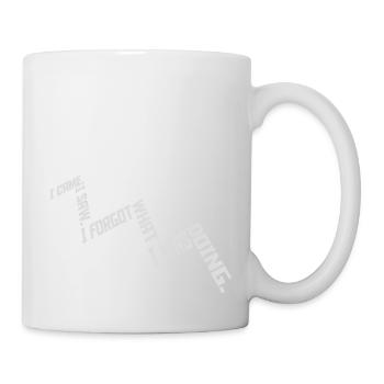 I came saw forget - Mug - white - Right