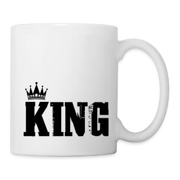 King - Tasse - Weiß - Rechts