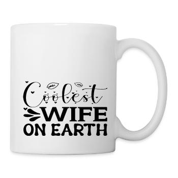 Coolest Wife on Earth - Mug - white - Right