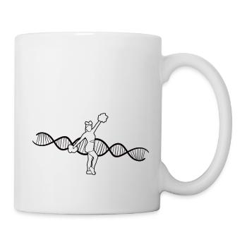 Cheerleaderin Geschenk Cheerleading Cheerleader - Tasse - Weiß - Rechts