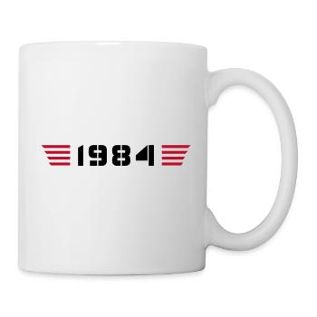 Année de naissance Né en 1984 - Fabriqué en 1984 - Mug blanc - blanc - Droite