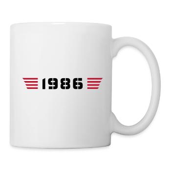 Année de naissance Anniversaire Né en - Fabriqué en 1986 - Mug blanc - blanc - Droite