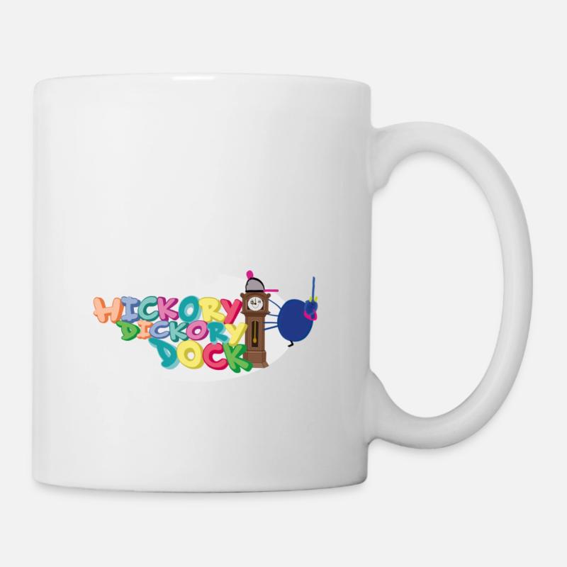 Hickory Dickory Dock - Tasse - Weiß