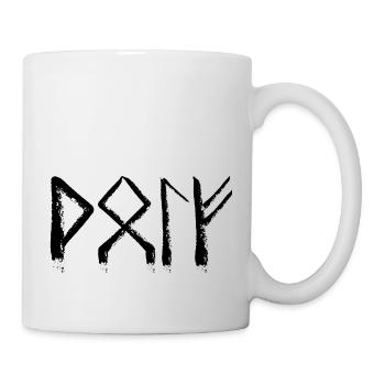 Wolf Runic Language - Mug - white - Right