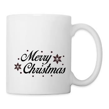 merry christmas - Tasse - Weiß - Rechts
