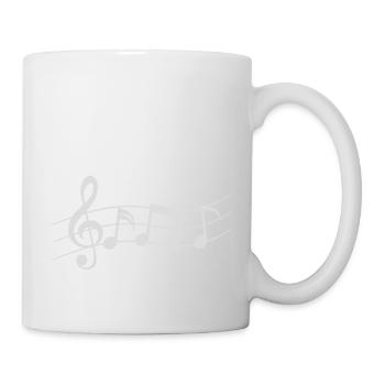 Voix Logo Symboles Musique - Mug blanc - blanc - Droite