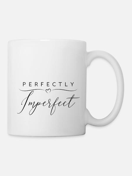 Parfaitement imparfait - Mug blanc - blanc