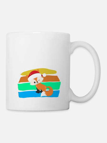 Fuchs - Tasse - Weiß