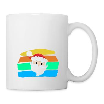 Weihnachtsmann - Tasse - Weiß - Rechts