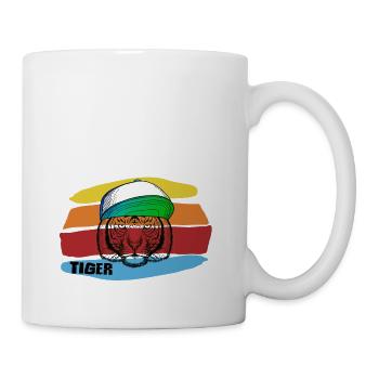 Tiger - Tasse - Weiß - Rechts
