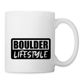Boulder Lifestyle - Passion for climbing - Mug - white - Right