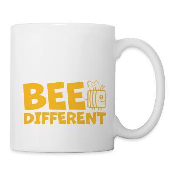 bee different saying quote - Mug - white - Right