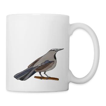 Oiseau - Mug blanc - blanc - Droite