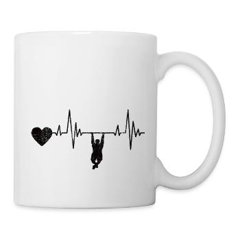 Fitness Bodybuilder Athlete Strength Training Muscle - Mug - white - Right