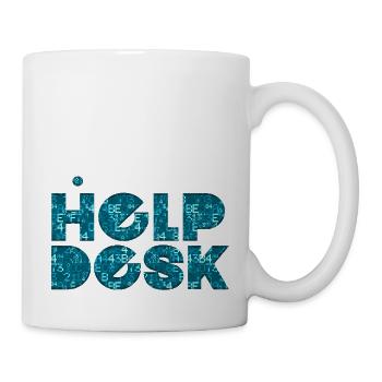 Helpdesk IT-Support-Geek Computer-Computer-Geek - Tasse - Weiß - Rechts