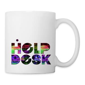 Helpdesk IT-Support-Geek Computer-Computer-Geek - Tasse - Weiß - Rechts