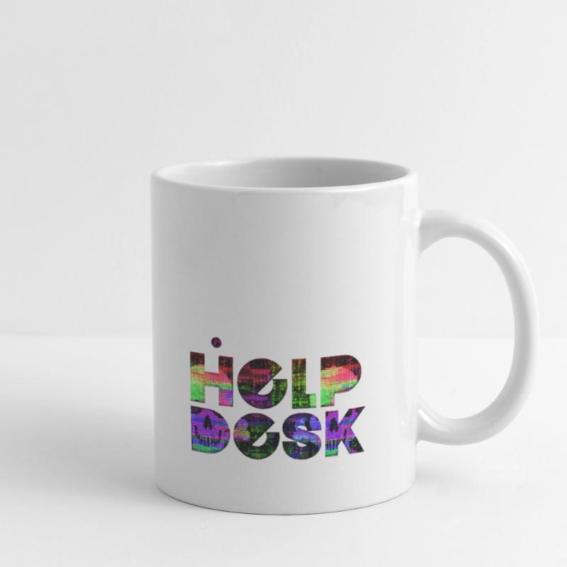 Helpdesk IT-Support-Geek Computer-Computer-Geek Tasse