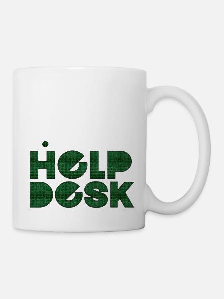 Helpdesk IT-Support-Geek Computer-Computer-Geek - Tasse - Weiß